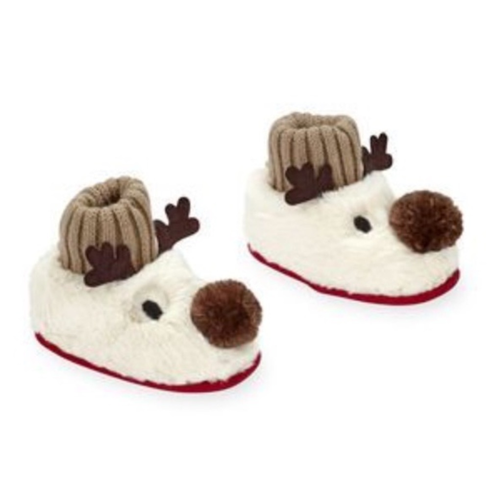 Reindeer Kids Slippers Sizes Vary NWT